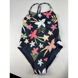 Roxy Girl Vacay For Life One Piece Bathing Suit Girls Size 7 New 832